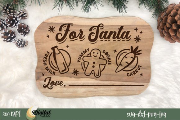 Christmas Plate SVG for Crafts and Graphics