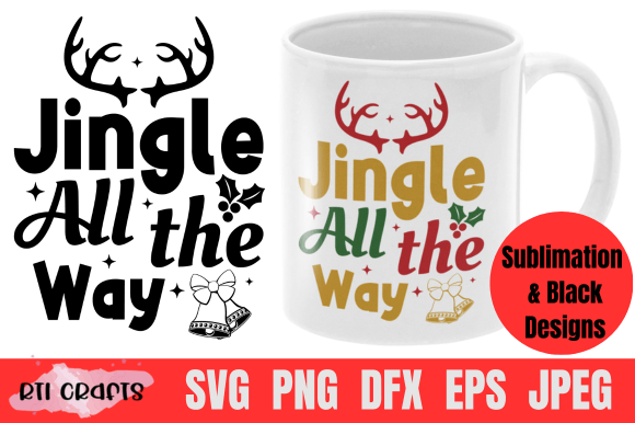 Christmas Quote SVG Jingle All the Way Review