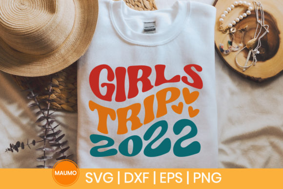 Girls Trip 2022 Travel SVG Quote – A Versatile Graphic Design Asset
