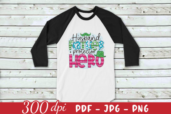 Husband Father Protector Hero PNG for Crafts and Graphics