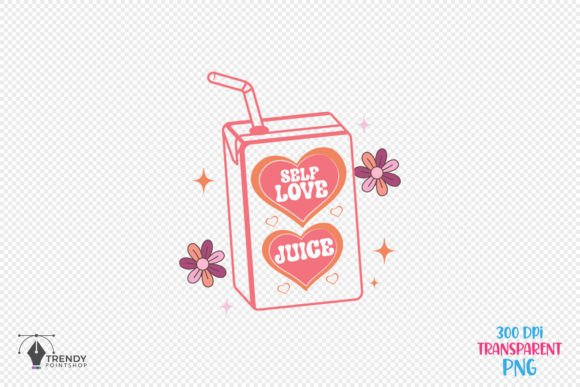 Self Love Juice Quote SVG PNG Design for Crafts and Graphics